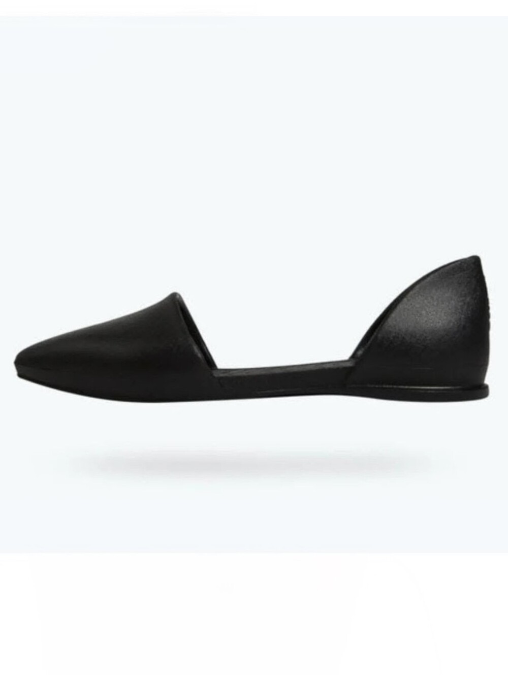 Native Shoes Audrey Pointed D'Orsay Flats Jiffy Black Size 9